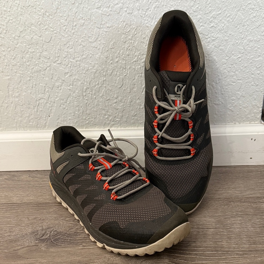 Merrell Nova 2 Men's Black and Orange Trail Shoes